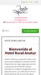 Mobile Screenshot of hotelruralanatur.com