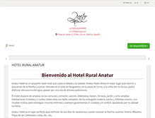 Tablet Screenshot of hotelruralanatur.com